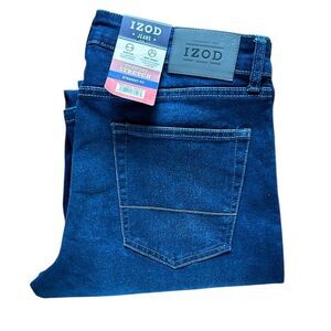 NEW Izod Mens Straight Fit Jeans Classic Style